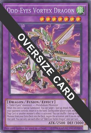 Odd-Eyes Vortex Dragon (Oversized) [DOCS-EN045] Promo