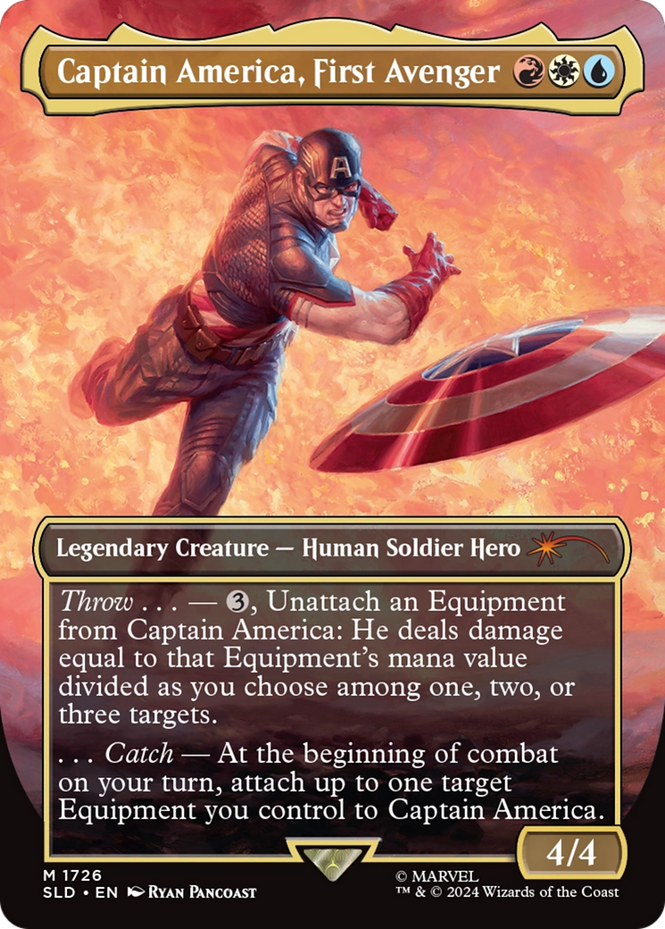 Captain America's Aid - Sigarda's Aid (Rainbow Foil) [Secret Lair Drop Series]