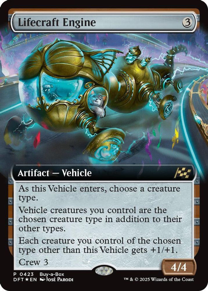 Lifecraft Engine (Extended Art) (Buy-A-Box) [Aetherdrift Promos]
