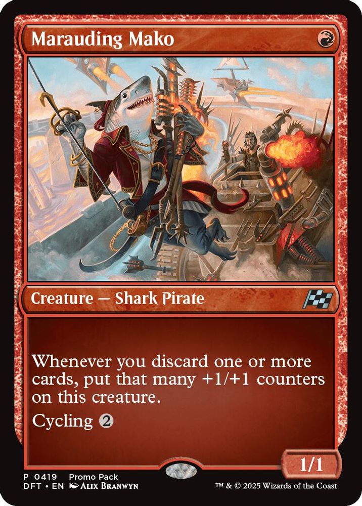 Marauding Mako (Promo Pack) [Aetherdrift Promos]