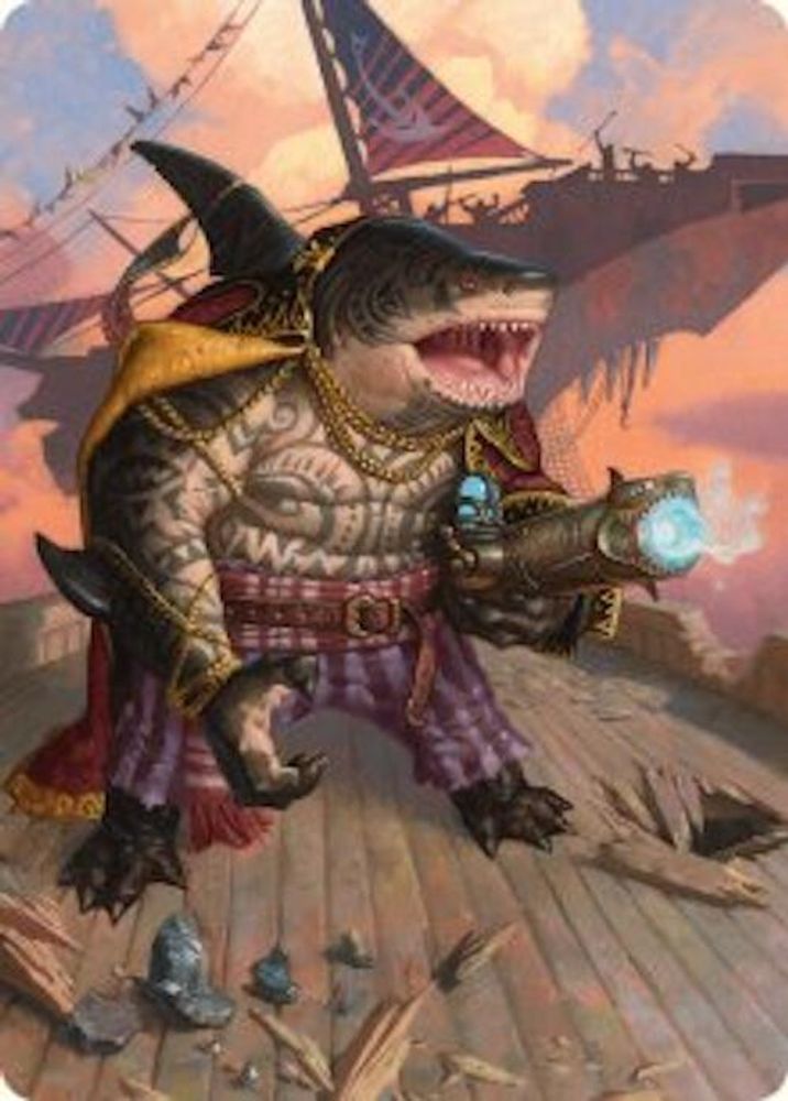 Captain Howler, Sea Scourge Art Card (4/54) [Aetherdrift Art Series]
