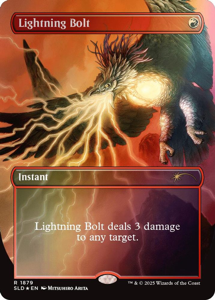 Lightning Bolt (1879) (Rainbow Foil) [Secret Lair Drop Series]