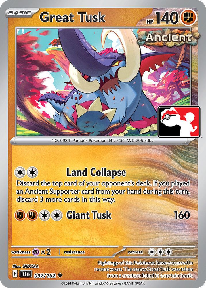 Great Tusk (097/162) [Prize Pack Series Six]