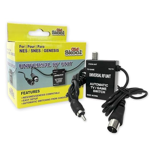 Old Skool Universal RF Unit for Nintendo, Super Nintendo, & Sega Genesis 1