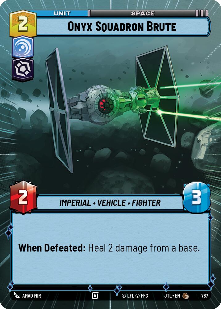 Onyx Squadron Brute (767) (Hyperspace Foil) (767) [Jump to Lightspeed]