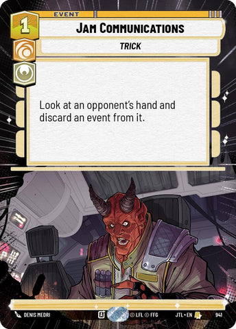 Jam Communications (941) (Hyperspace Foil) (941) [Jump to Lightspeed]