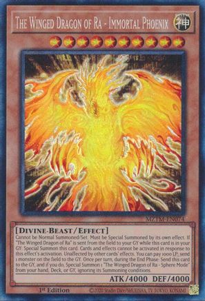 The Winged Dragon of Ra - Immortal Phoenix (Collector's Rare) [MZTM-EN074] Collector's Rare