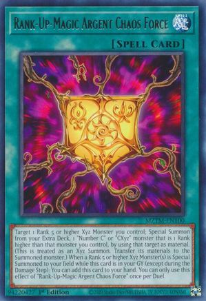 Rank-Up-Magic Argent Chaos Force [MZTM-EN100] Rare