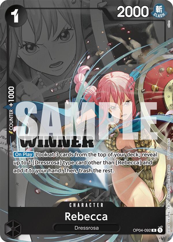 Rebecca (Winner Pack 2025 Vol. 2) [One Piece Promotion Cards]