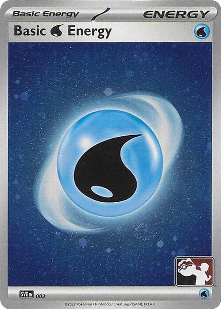 Basic Water Energy (11) (Cosmo Holo) [Prize Pack Series Six]