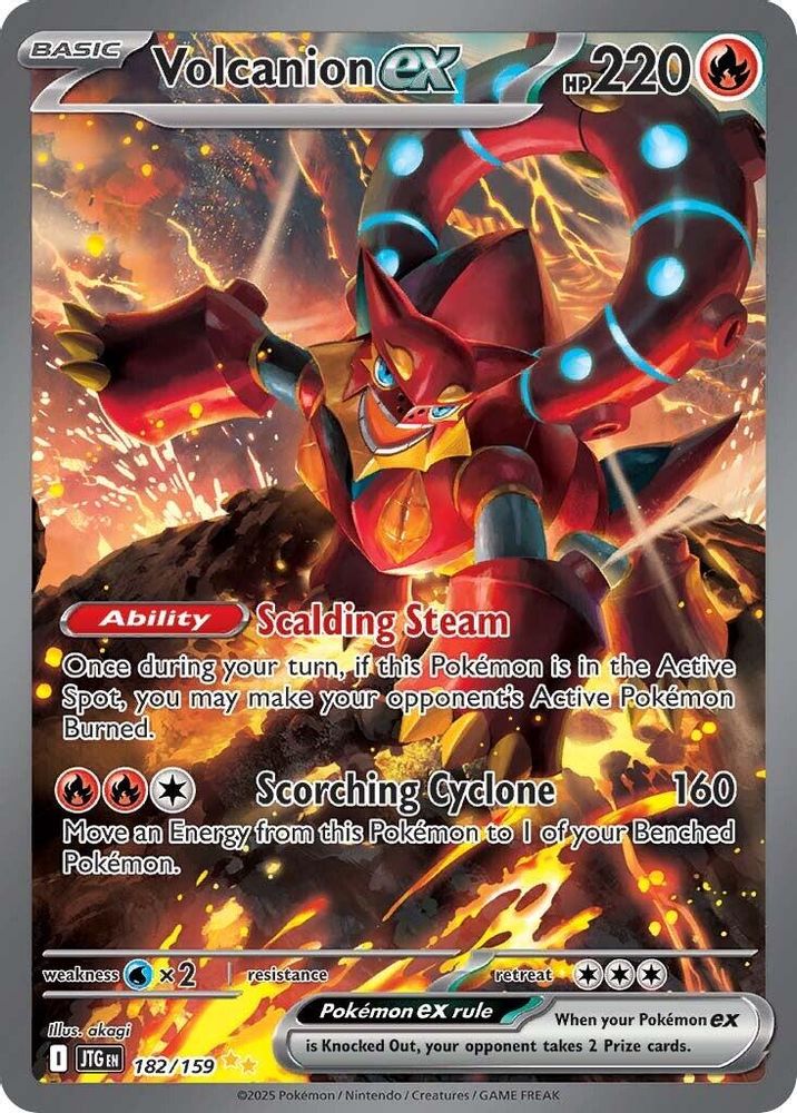 Volcanion ex (182/159) [Scarlet & Violet: Journey Together]