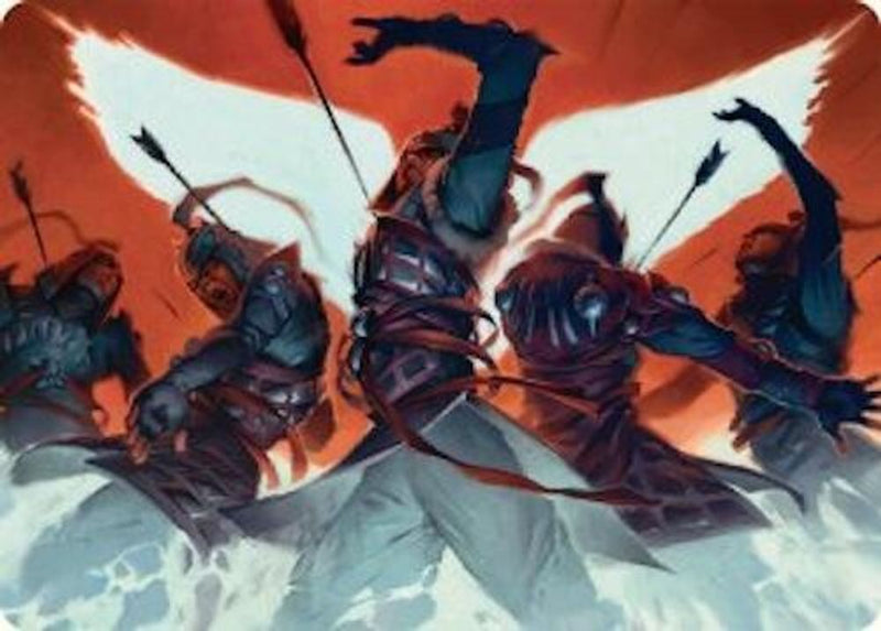 Desperate Measures Art Card (11/54) [Tarkir: Dragonstorm Art Series]