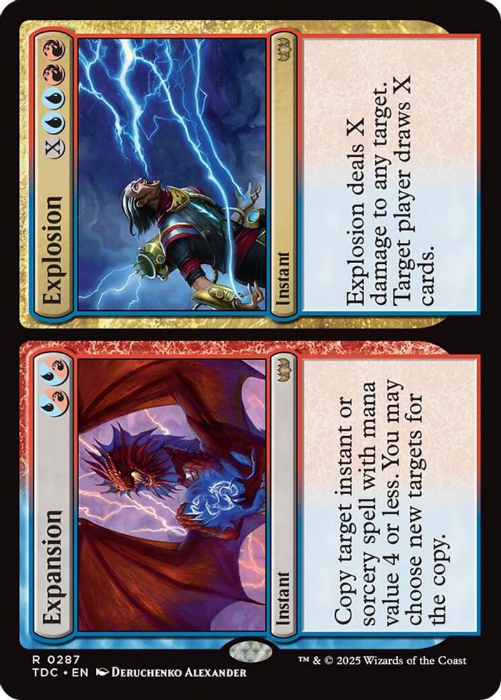 Expansion // Explosion [Tarkir: Dragonstorm Commander]