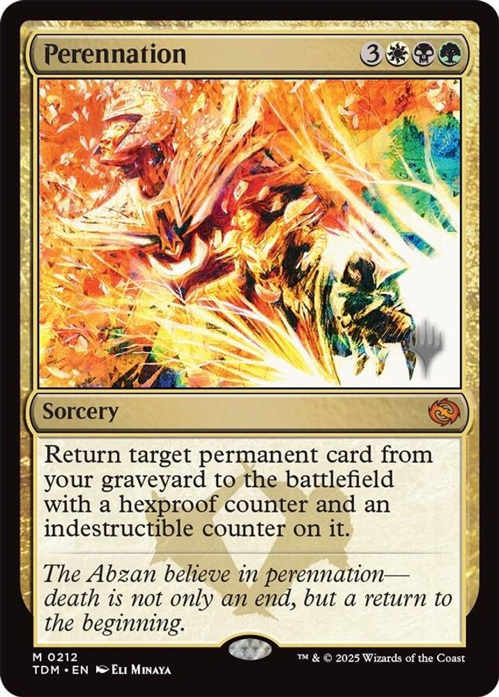 Perennation (Promo Pack) [Tarkir: Dragonstorm Promos]
