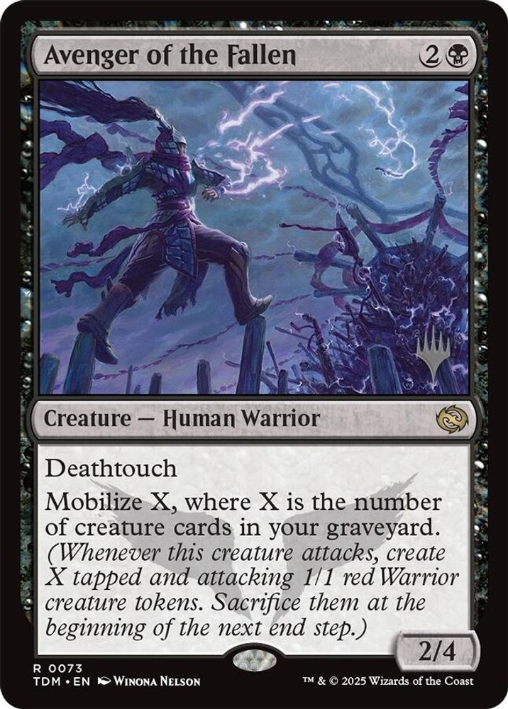 Avenger of the Fallen (Promo Pack) [Tarkir: Dragonstorm Promos]