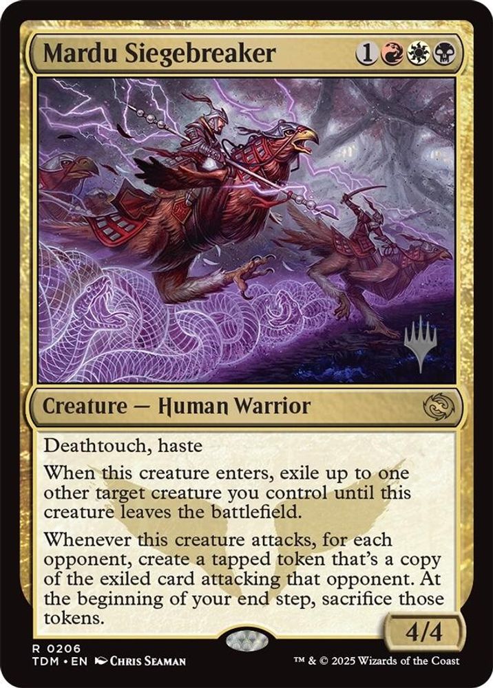 Mardu Siegebreaker (Promo Pack) [Tarkir: Dragonstorm Promos]