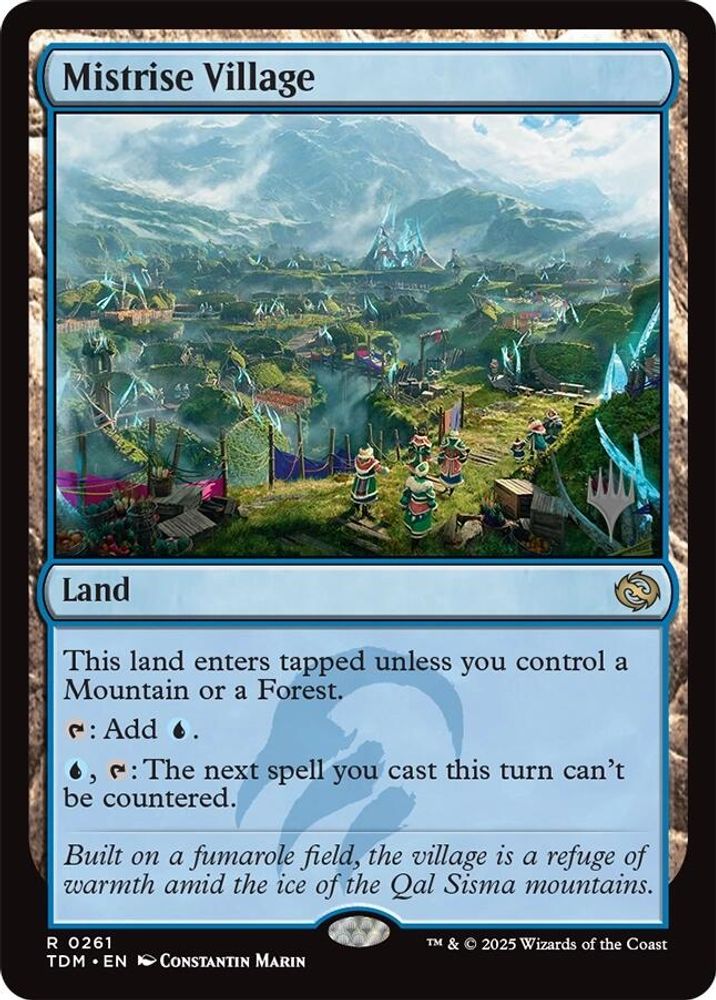 Mistrise Village (Promo Pack) [Tarkir: Dragonstorm Promos]