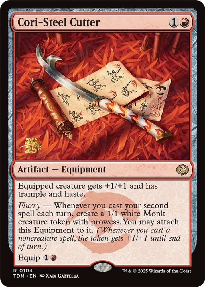 Cori-Steel Cutter [Tarkir: Dragonstorm Prerelease Cards]