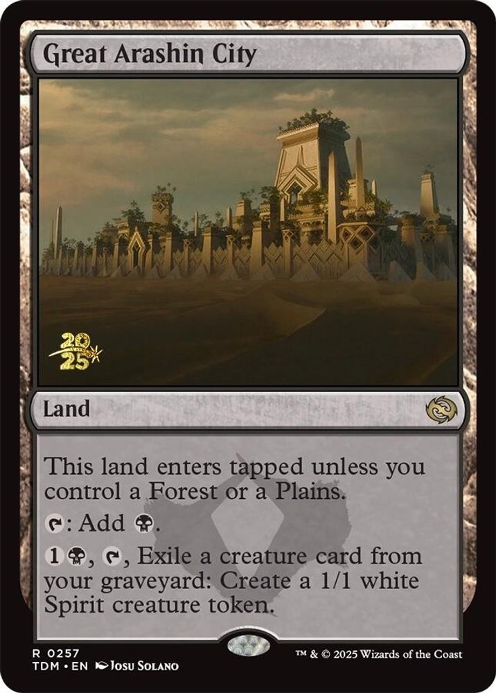 Great Arashin City [Tarkir: Dragonstorm Prerelease Cards]