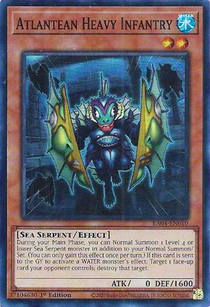 Atlantean Heavy Infantry [RA04-EN010] Super Rare
