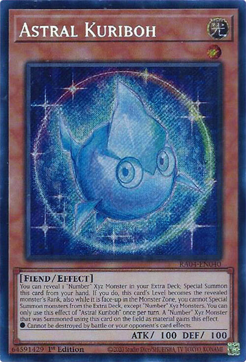 Astral Kuriboh [RA04-EN040] Secret Rare