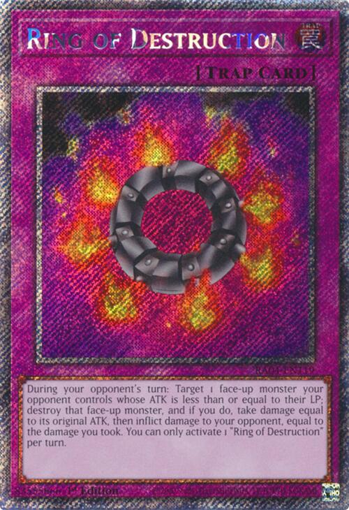 Ring of Destruction [RA04-EN119] Platinum Secret Rare