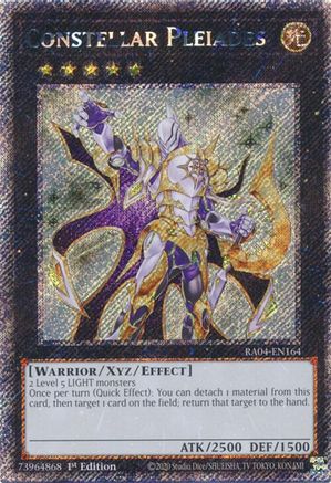 Constellar Pleiades [RA04-EN164] Platinum Secret Rare