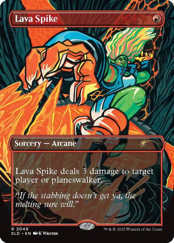 Lava Spike (2049) [Secret Lair Drop Series]