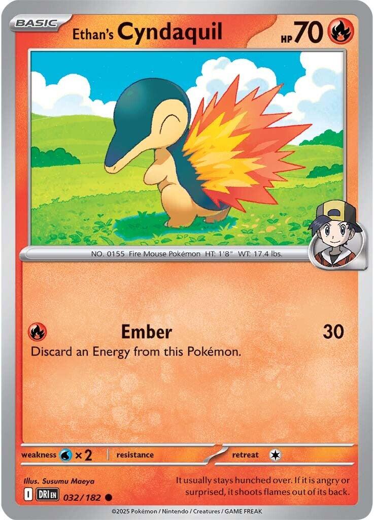 Ethan's Cyndaquil (032/182) [Scarlet & Violet: Destined Rivals]