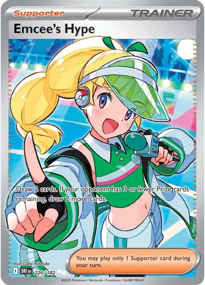 Emcee's Hype (220/182) [Scarlet & Violet: Destined Rivals]