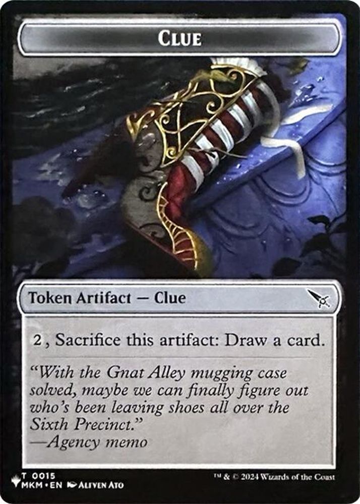 Clue // Copy Double-Sided Token [The List]