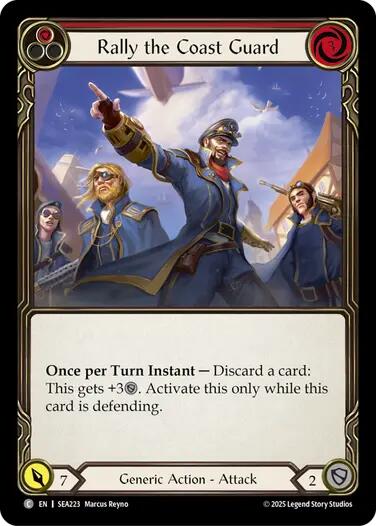 Rally the Coast Guard (Red) [SEA223] (High Seas)