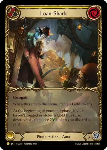 Loan Shark (Treasure) [SEA131] (High Seas)  Cold Foil