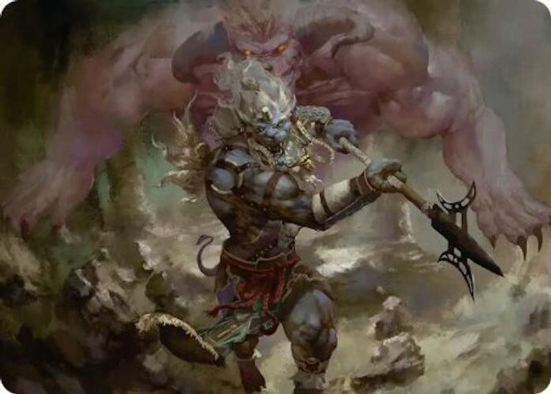 Kimahri, Valiant Guardian Art Card [FINAL FANTASY Art Series]
