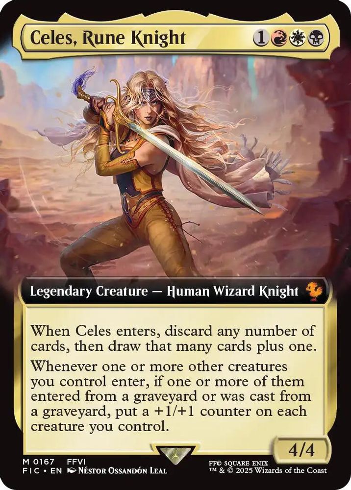 Celes, Rune Knight (Extended Art) [FINAL FANTASY Commander]