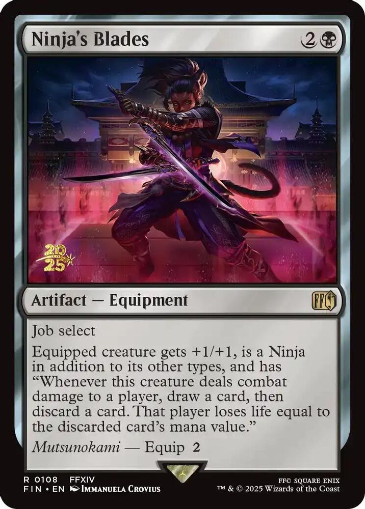 Ninja's Blades [FINAL FANTASY Prerelease Promo]