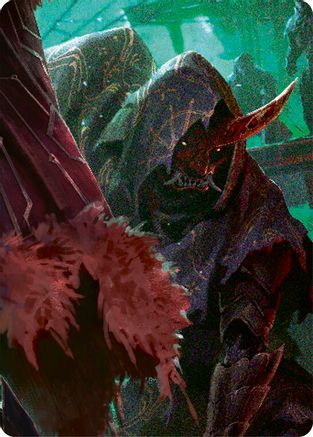 Uzuri, Switch Blade // Emperor, Dracai of Aesir Double Sided Art Card (Middle Left) - GEM Pack 1