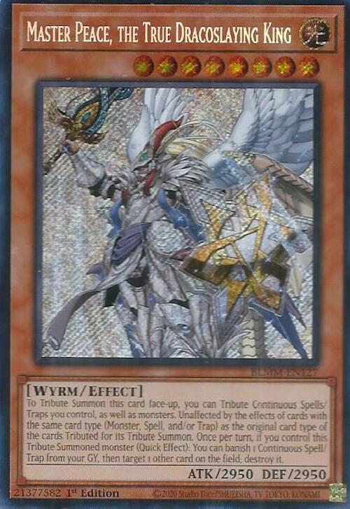 Master Peace, the True Dracoslaying King [BLMM-EN127] Secret Rare