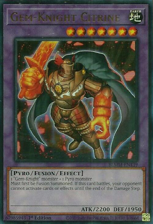 Gem-Knight Citrine [BLMM-EN139] Ultra Rare