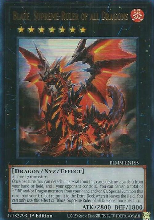 Blaze, Supreme Ruler of all Dragons [BLMM-EN155] Ultra Rare