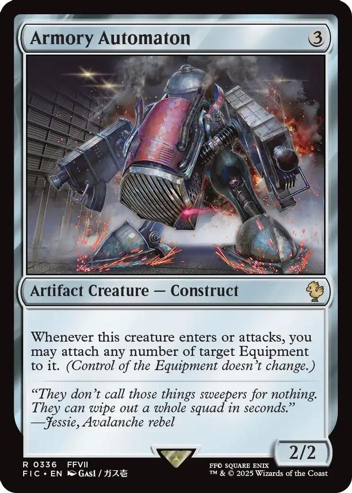 Armory Automaton (Surge Foil) [FINAL FANTASY Commander]