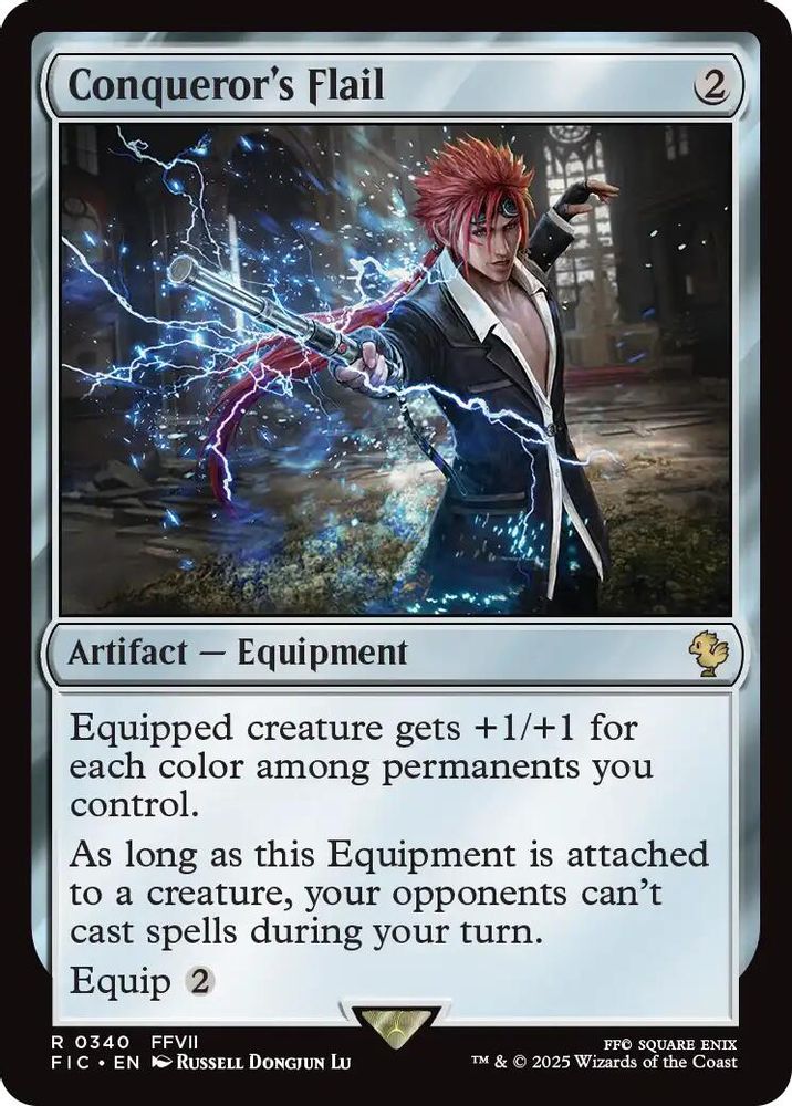Conqueror's Flail (Surge Foil) [FINAL FANTASY Commander]