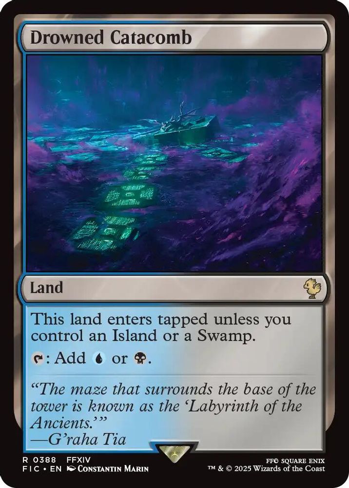 Drowned Catacomb (Surge Foil) [FINAL FANTASY Commander]