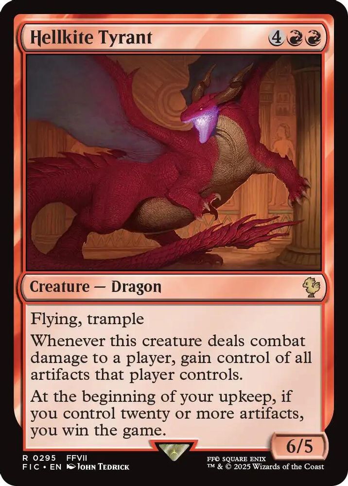 Hellkite Tyrant (Surge Foil) [FINAL FANTASY Commander]