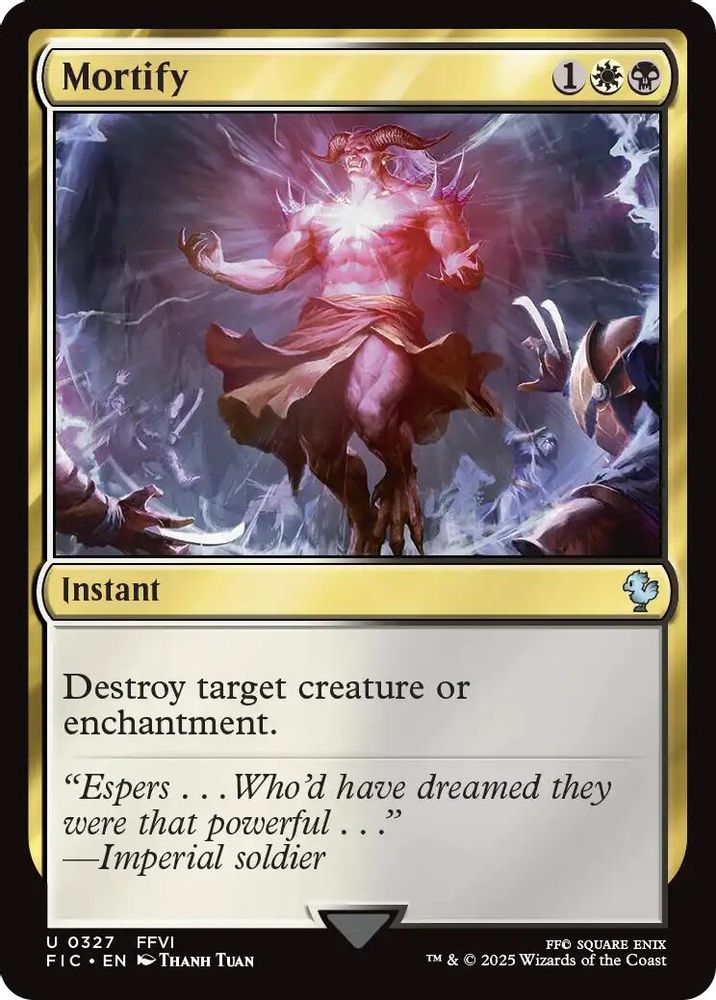 Mortify (Surge Foil) [FINAL FANTASY Commander]