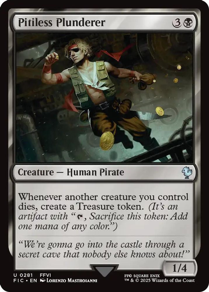 Pitiless Plunderer (Surge Foil) [FINAL FANTASY Commander]