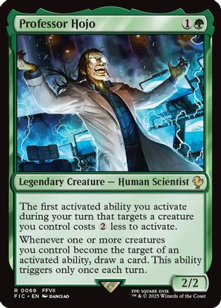 Professor Hojo (Surge Foil) [FINAL FANTASY Commander]