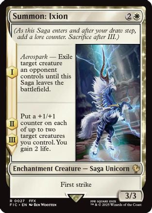 Summon: Ixion (Surge Foil) [FINAL FANTASY Commander]