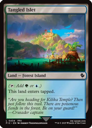 Tangled Islet (Surge Foil) [FINAL FANTASY Commander]