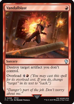 Vandalblast (Surge Foil) [FINAL FANTASY Commander]